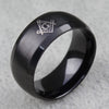 Black Stainless Steel Freemason Ring - FPS