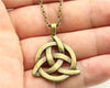Vintage Irish Triquetra pendant w/ 17" Necklace - FPS